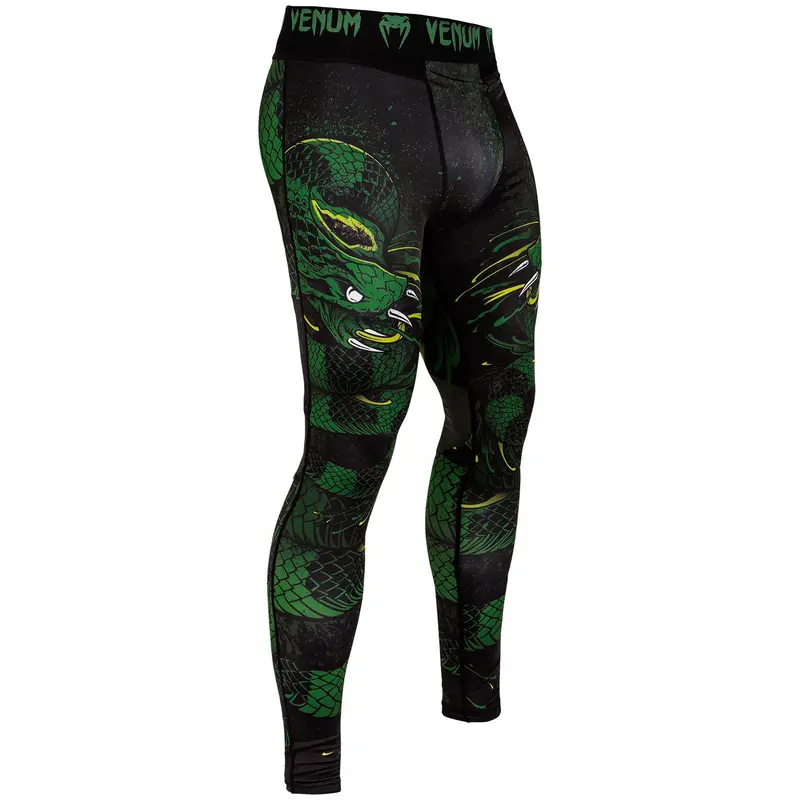 Pantalon de Compression Venum Green Viper - Noir/Vert
