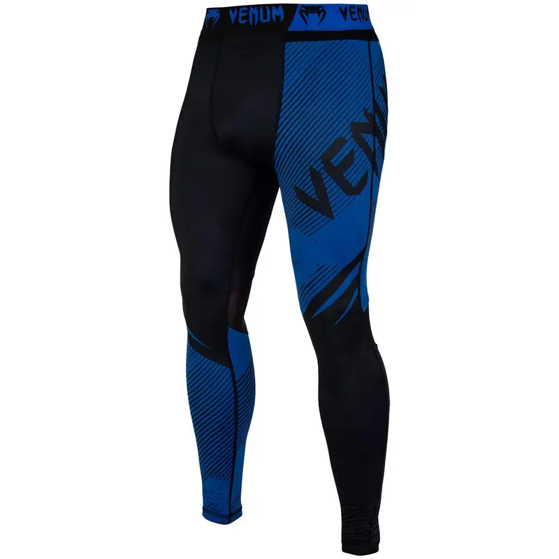 Pantalon de Compression Venum NoGi 2.0 Approuvé IBJJF - Noir/Bleu