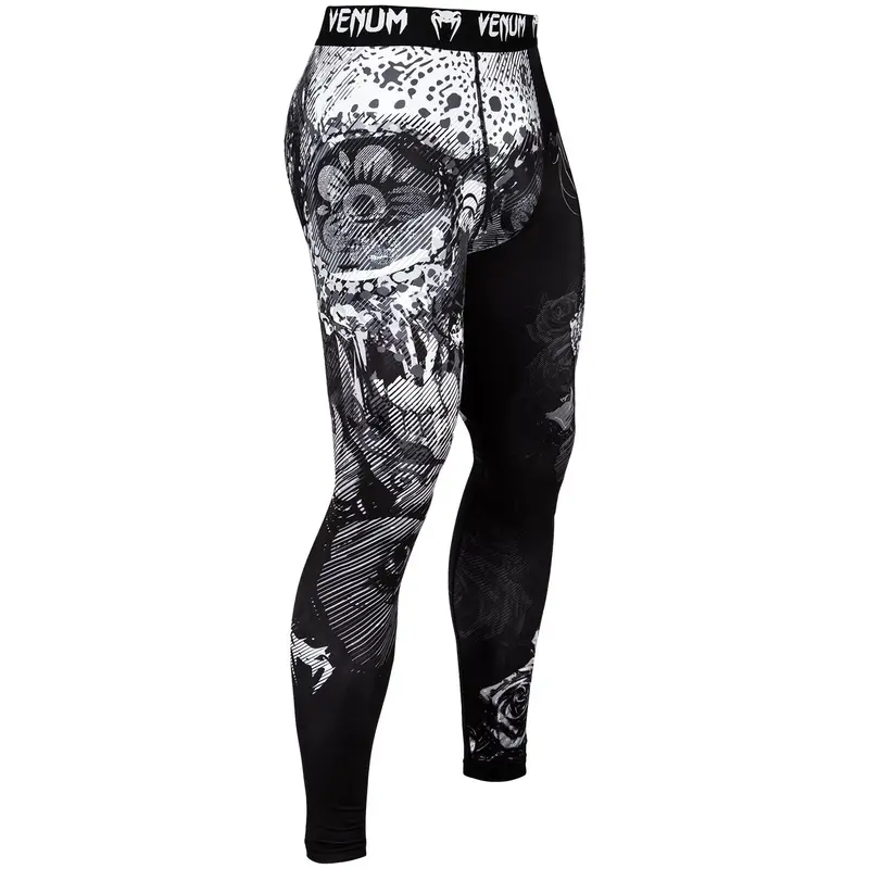 Pantalon de Compression Venum Santa Muerte 3.0 - Noir/Blanc