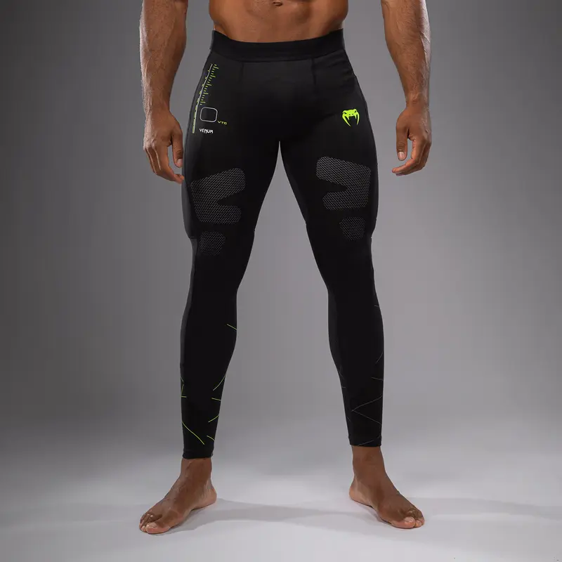 Pantalon de compression Venum Training Camp 4.0 - Noir/Vert Fluo