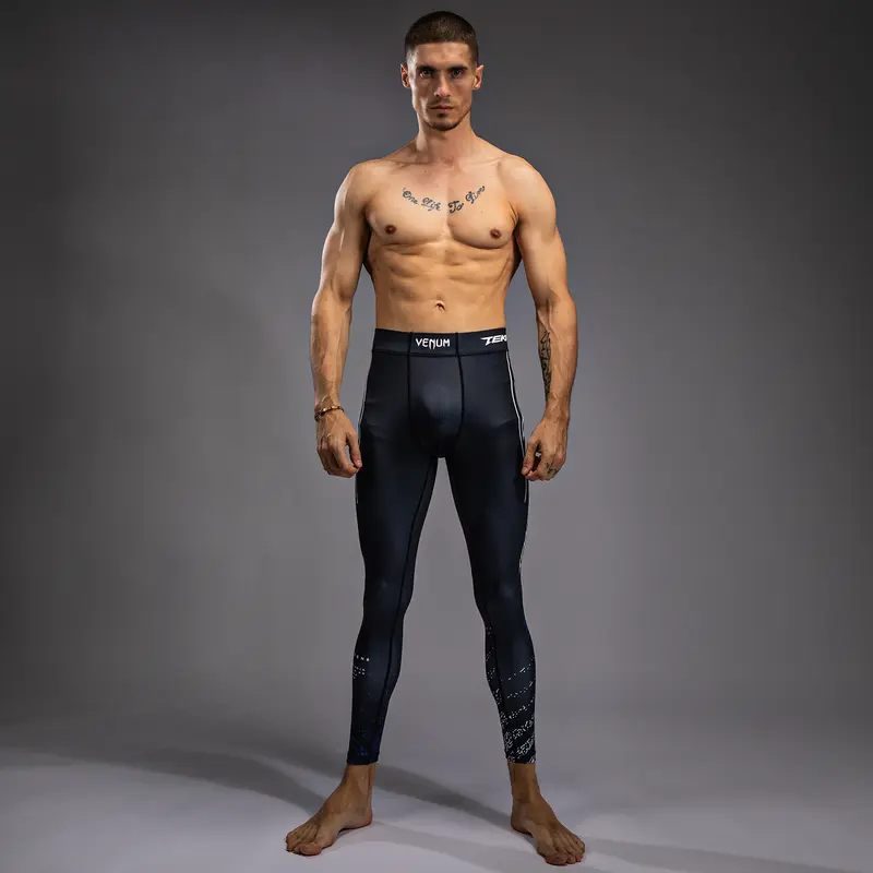 Pantalon de compression Venum x TEKKEN 8 - Jin Kazama - Bleu/Noir/Blanc