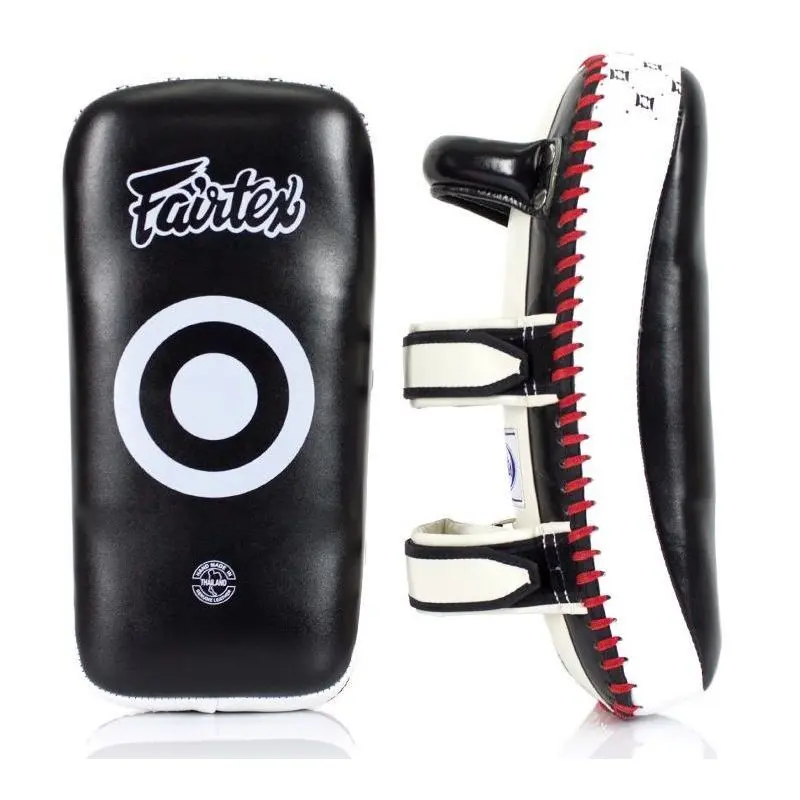 Pao cuir Fairtex - Blanc/Noir - À l'unité