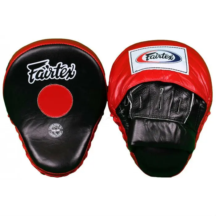 Pattes d'ours Pro courbées Fairtex FMV9 - Black Devil (Noir/Rouge)