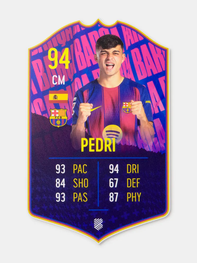 Pedri Card FC Barcelona