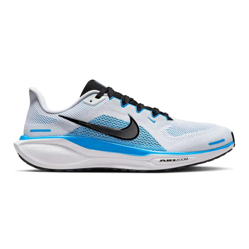 Pegasus 41 Chaussure de running sans stabilisateurs Hommes-blanc, bleu clair