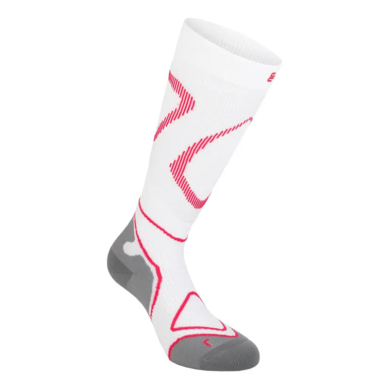 Performance Chaussettes De Compression Femmes-Blanc,Pink