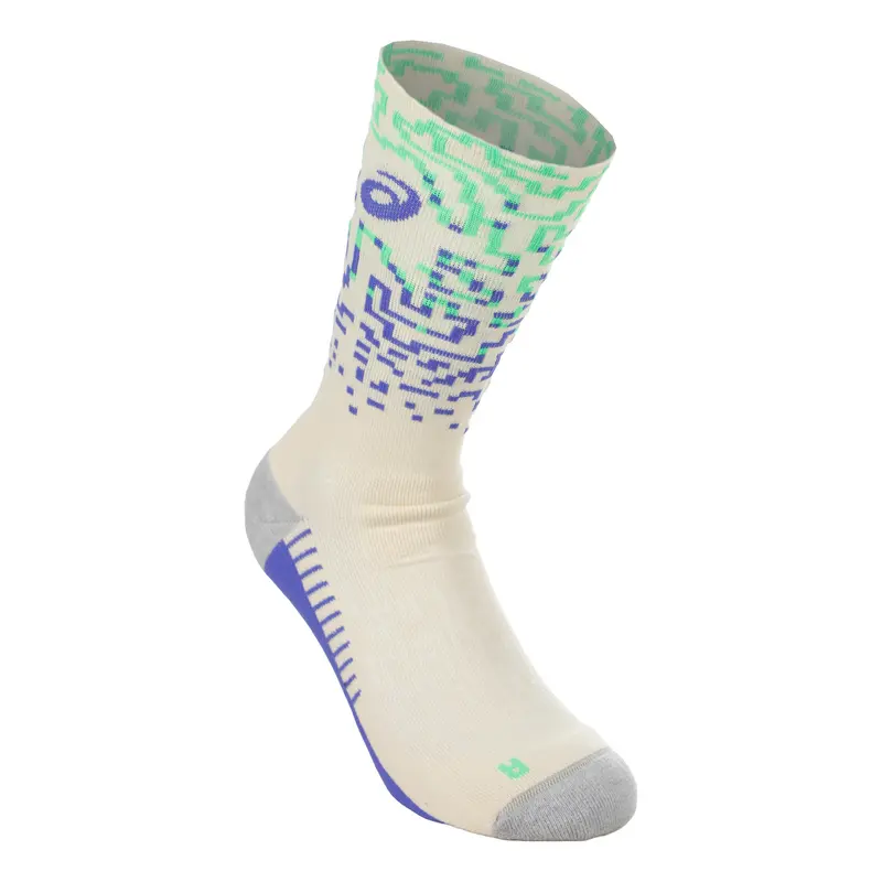 Performance Run Crew Chaussettes de running Unisex-blanc, bleu