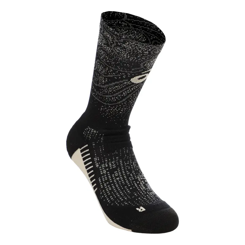 Performance Run Crew Chaussettes de running Unisex-noir