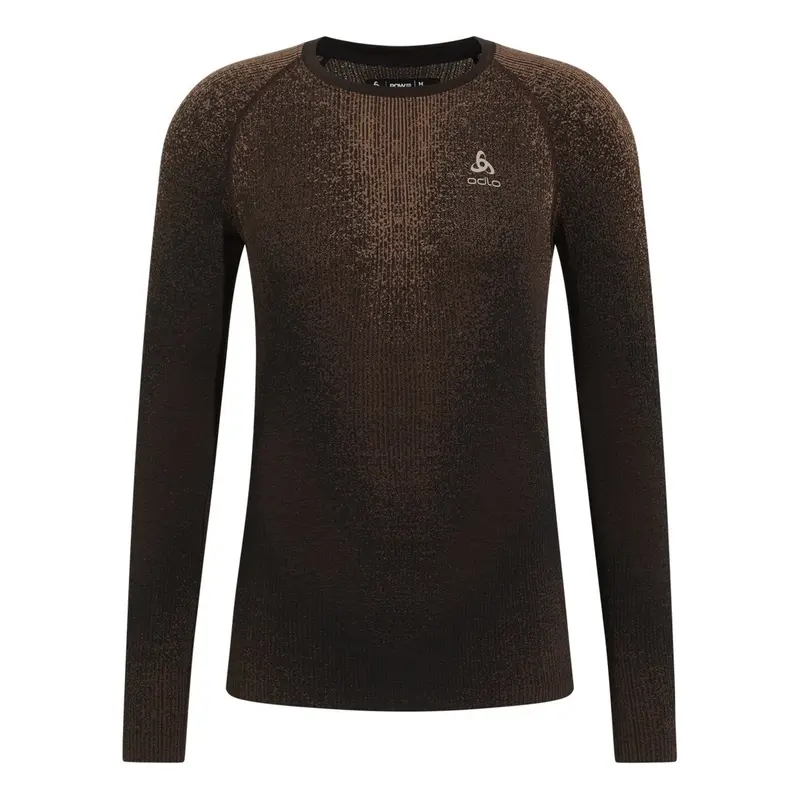 Performance Warm Blackcomb Crew Neck Maillot De Corps Hommes-Marron