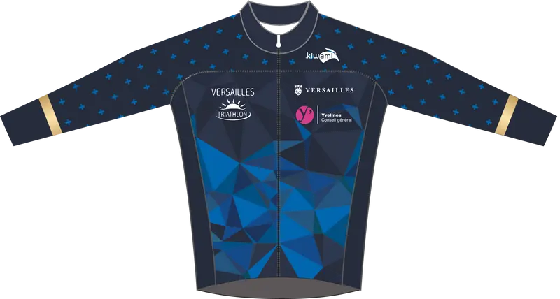 PEYRESOURDE - Veste vélo demi-saison Versailles Triathlon