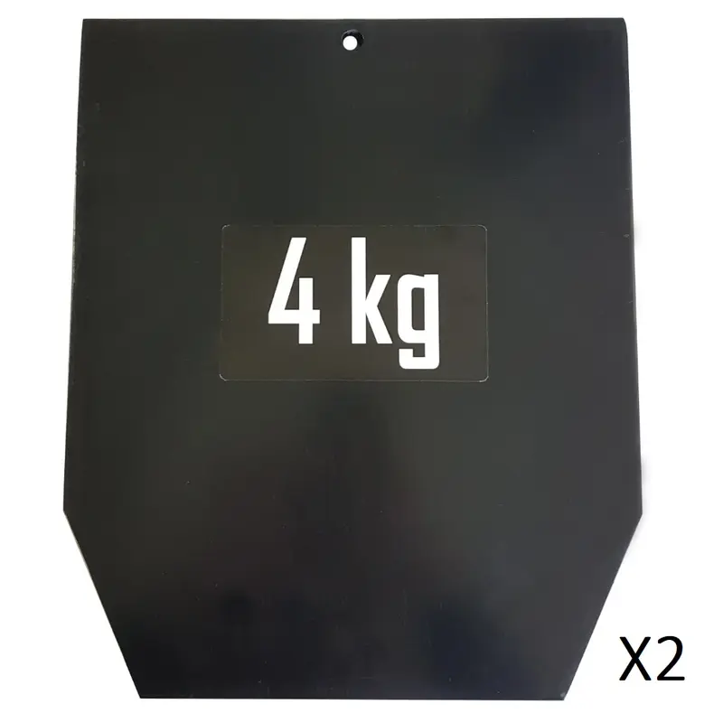 Plaques 4 kg pour gilet lesté 15 kg (la paire)