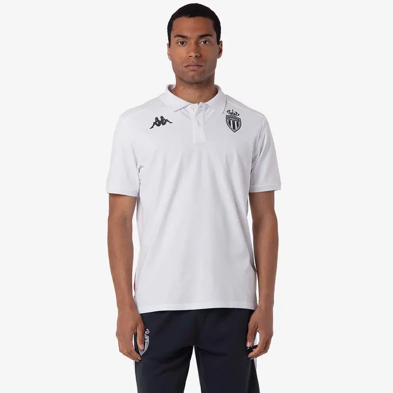 Polo Acramy AS Monaco 24/25 Blanc Homme