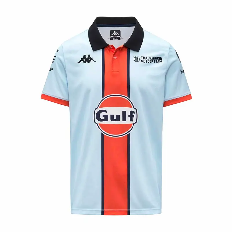 Polo Acrob Gulf Trackhouse 2025 Bleu Homme