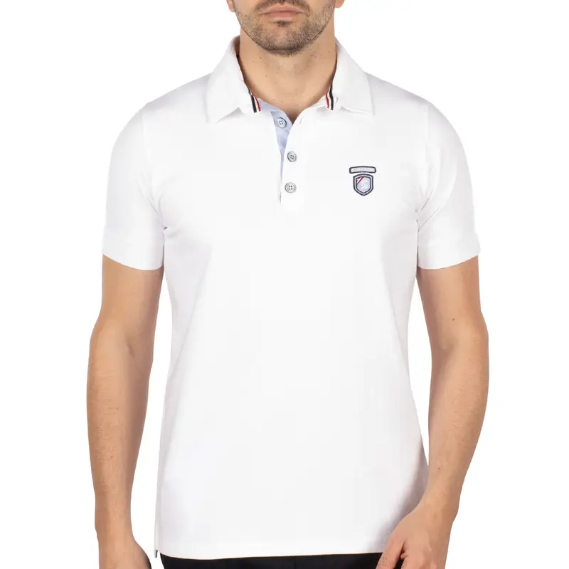 Polo côte quartz