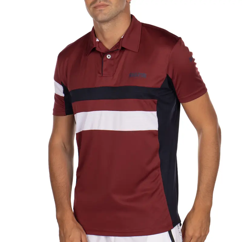 Polo de sport tricolore