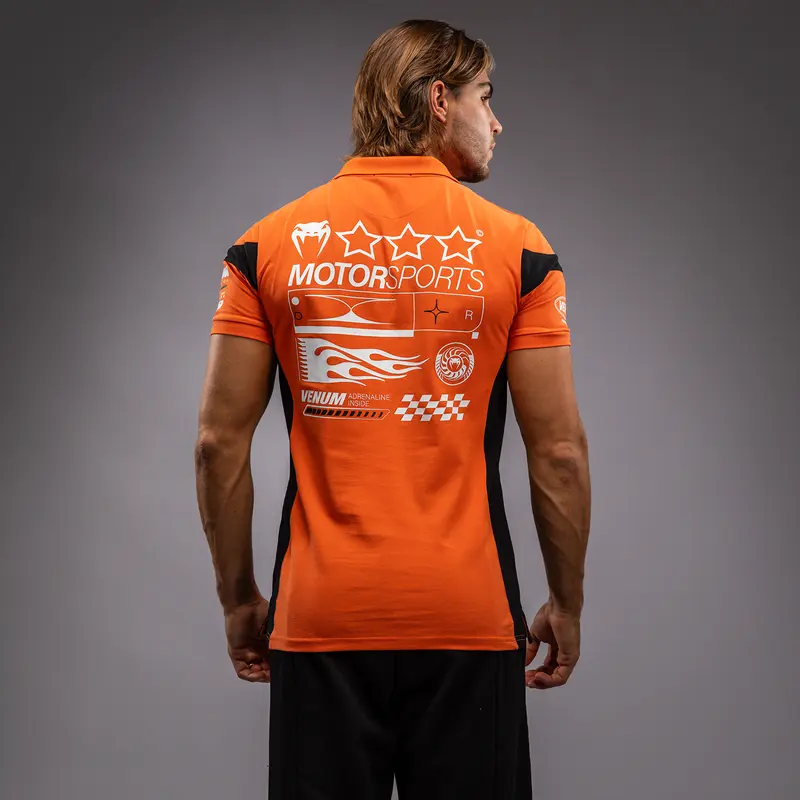 Polo en Coton Venum Motorsport - Mandarine