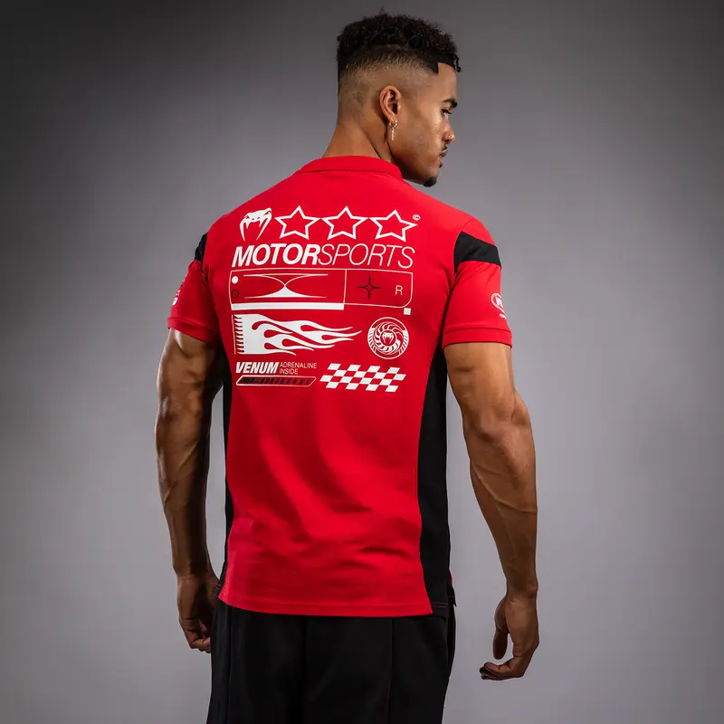 Polo en Coton Venum Motorsport - Rouge Vif