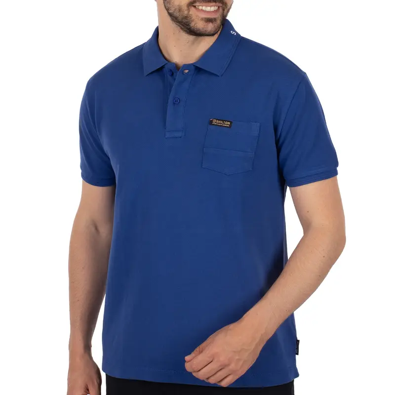 Polo piqué lagon