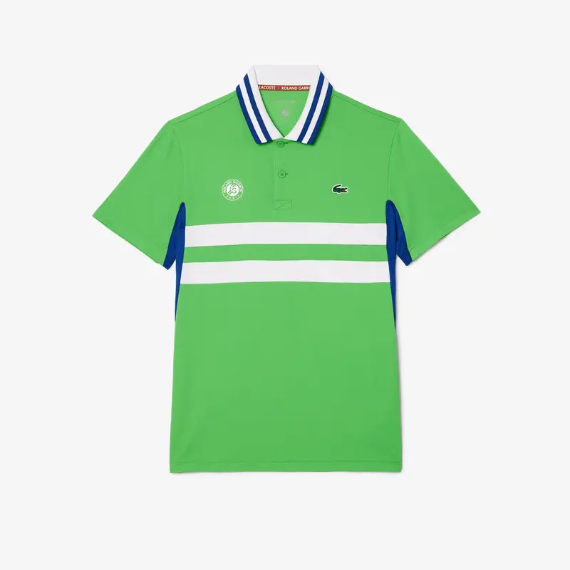 POLO TENNIS SLIM FIT ÉDITION ROLAND-GARROS EN PIQUÉ ULTRA DRY