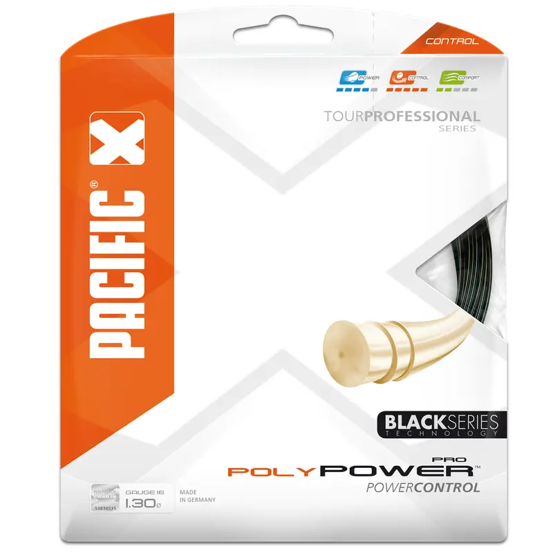 Poly Power Pro Cordage En Garniture 12,2m-Noir