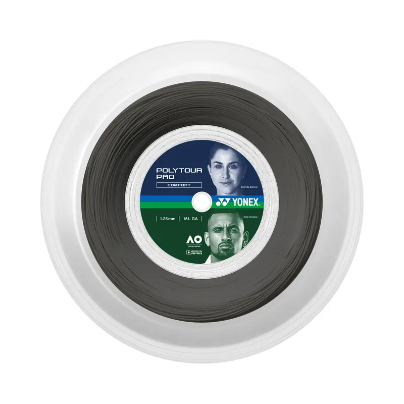 Poly Tour Pro Bobine cordage 200m - noir