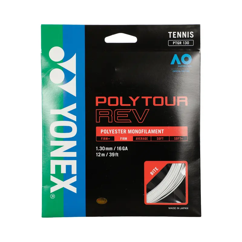 Poly Tour Rev Cordage En Garniture 12m-Blanc