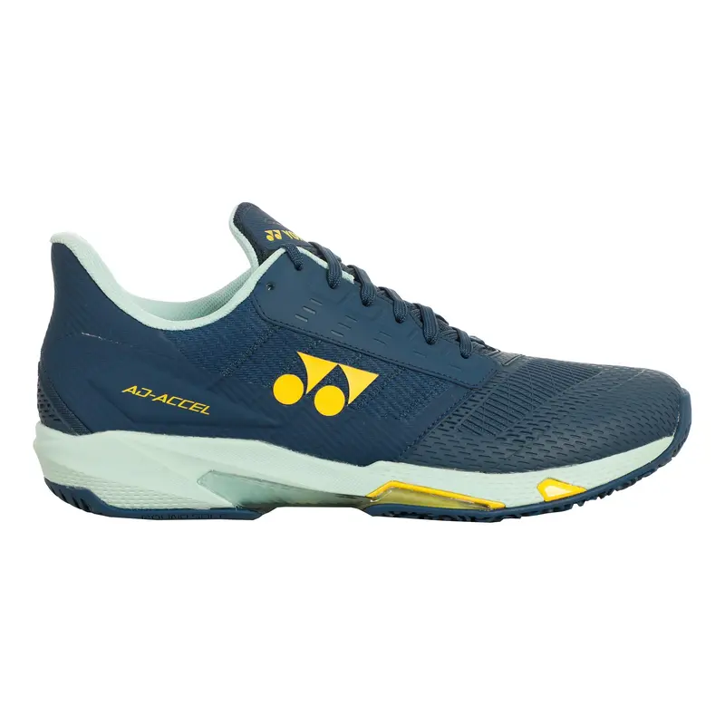 Power Cushion Ad-Accel Chaussure Terre Battue Hommes-Bleu Foncé,Turquoise