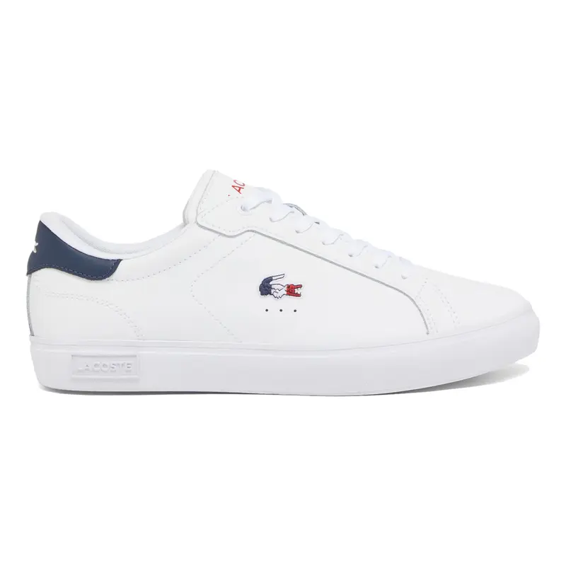 Powercourt Baskets Hommes-blanc, bleu foncé