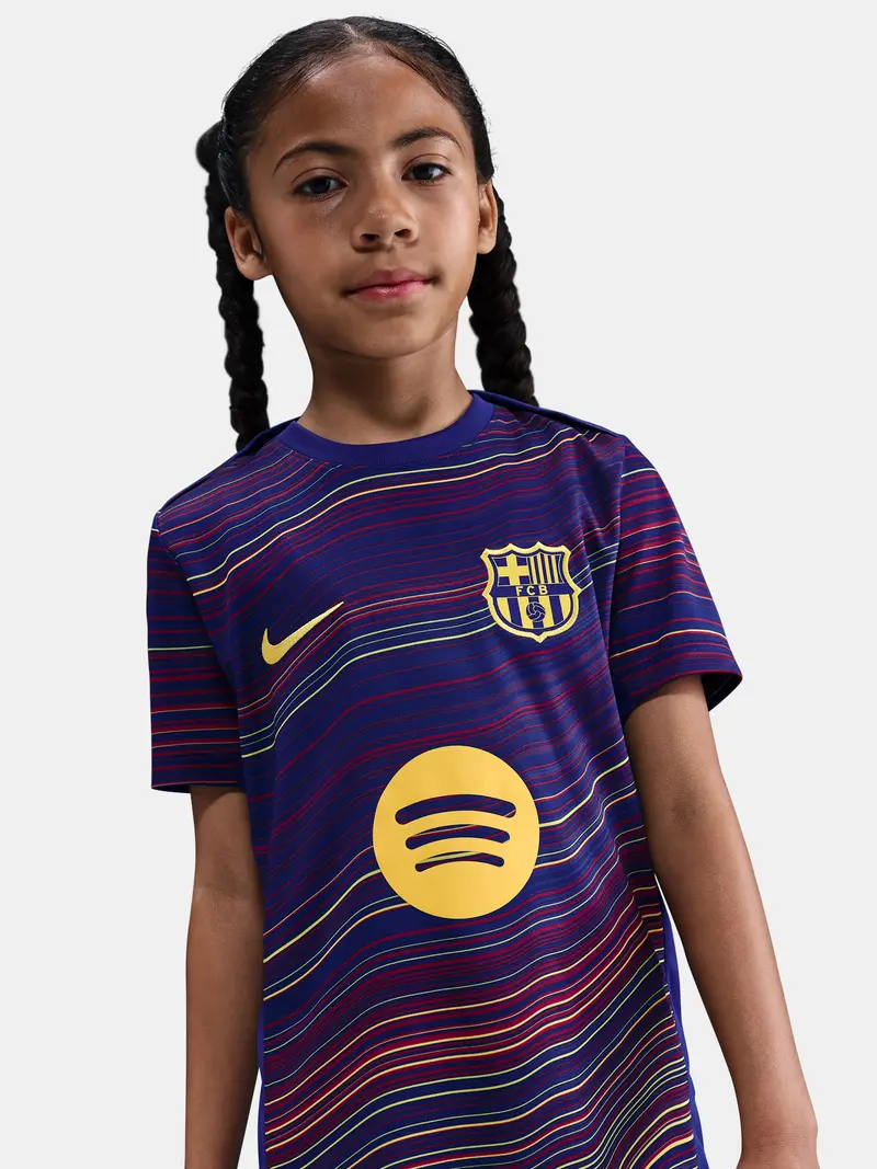 Pre-Match home shirt FC Barcelona 25/26 - Junior