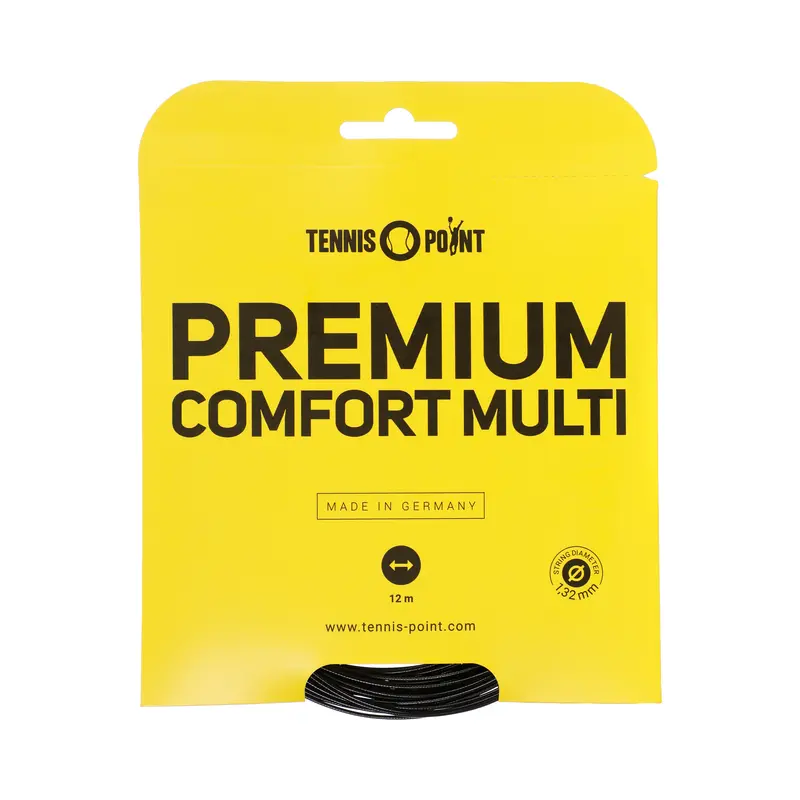 Premium Comfort Multi Cordage En Garniture 12m-Noir