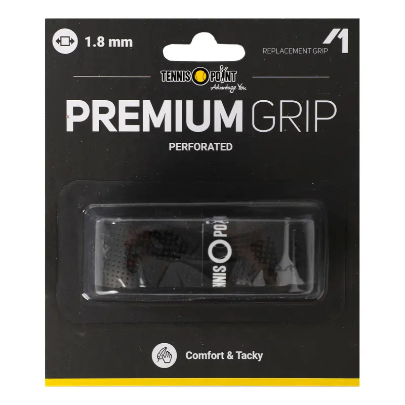Premium Grip Perforated Pack 1 Unité-Noir