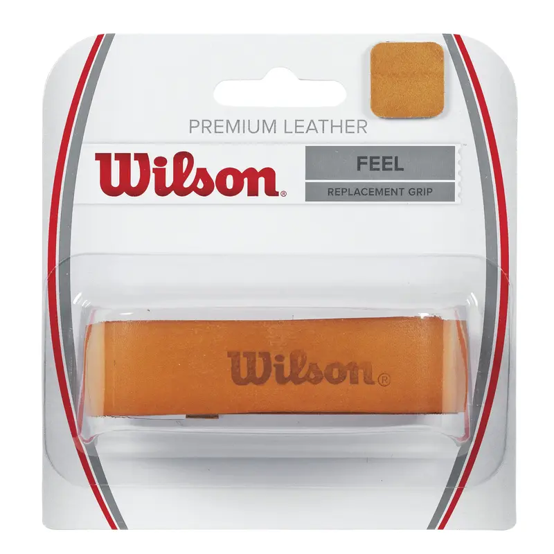 Premium Leather Replacement Grip Pack 1 Unité-Marron