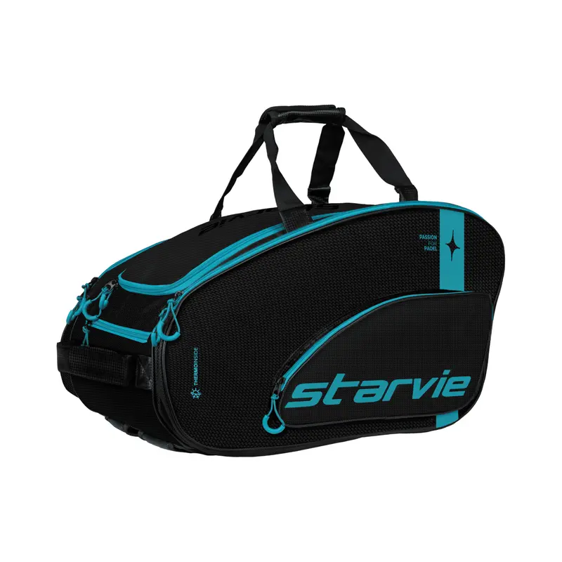 Premium Racing Drax Sac De Padel-Noir,Turquoise