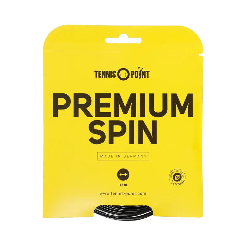 Premium Spin Cordage En Garniture 12m-Noir