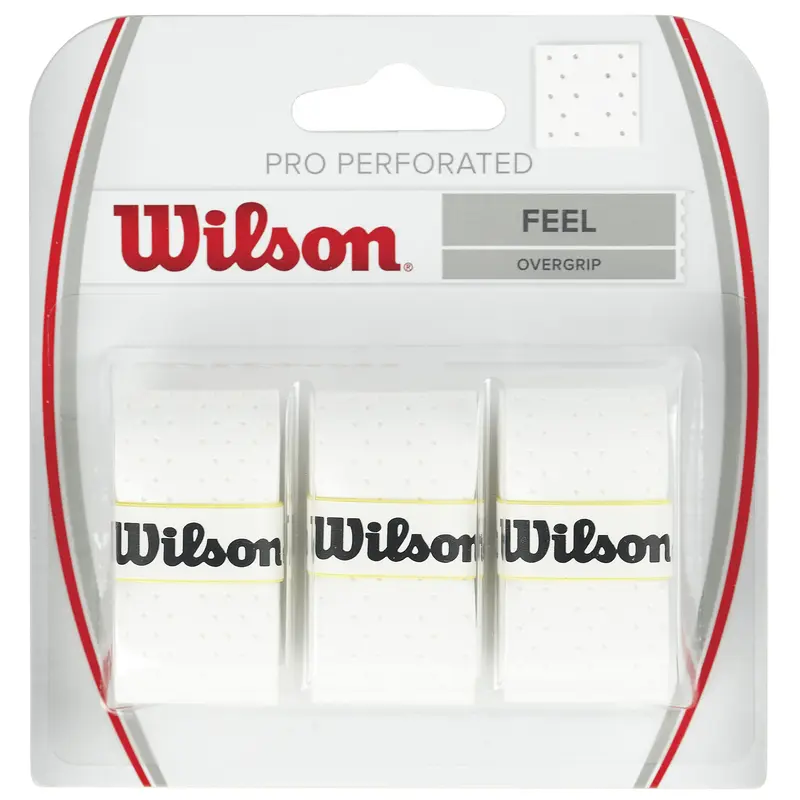 Pro Overgrip Perforated Pack De 3-Blanc