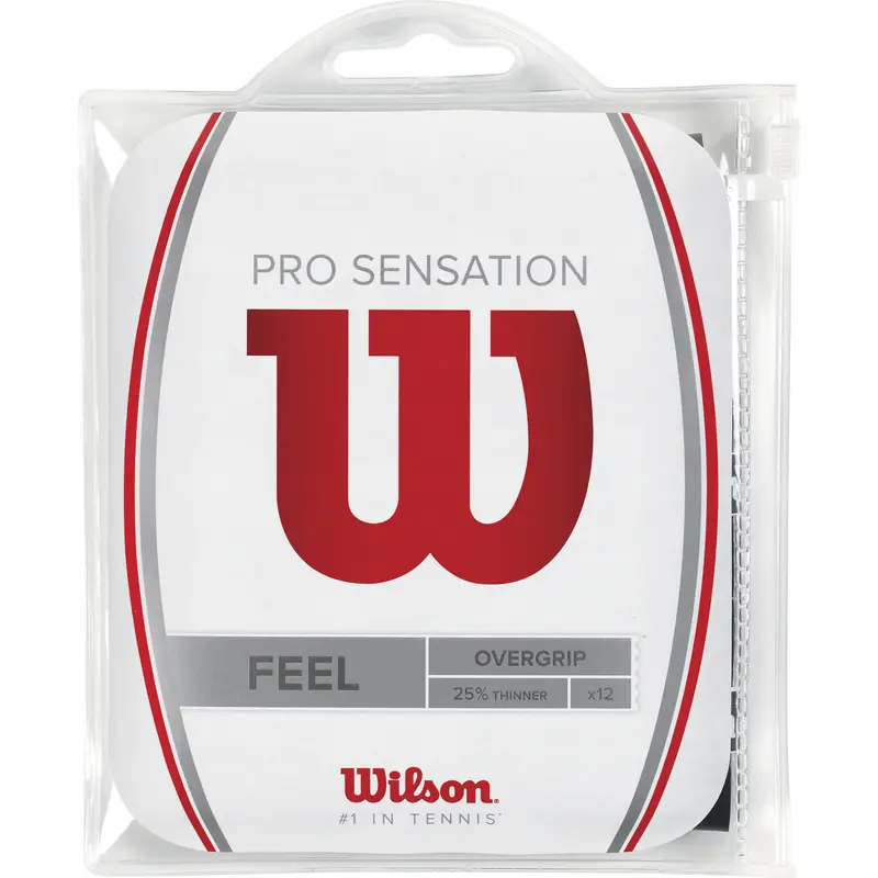 Pro Overgrip Sensation Pack de 12 - noir