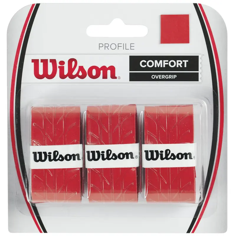 Profile Overgrip Pack De 3-Rouge