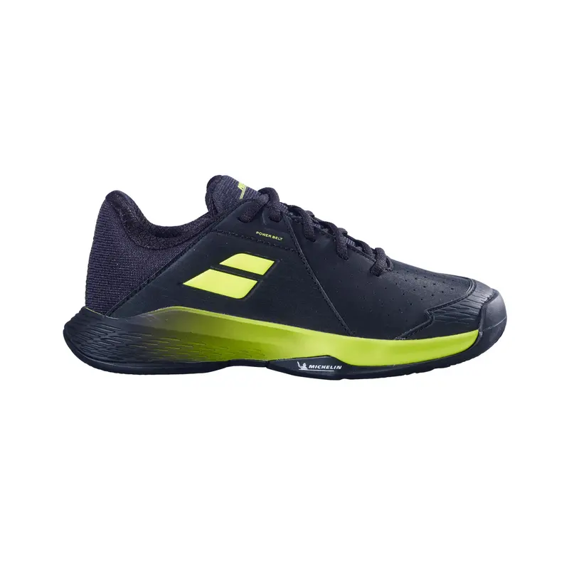 Propulse 3 Chaussure terre battue Enfants - noir, jaunes fluo