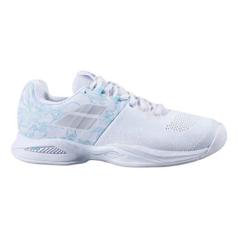 Propulse Blast Chaussure moquette Femmes - blanc, bleu clair
