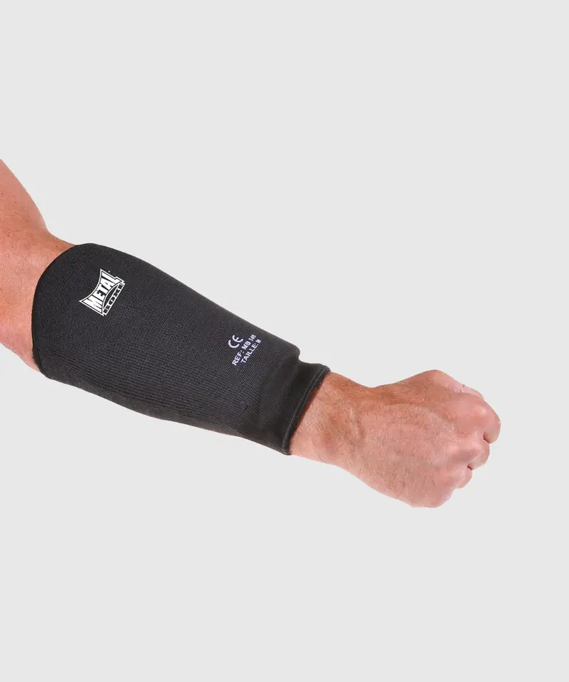 Protege Avant Bras Coton Metal Boxe - Noir