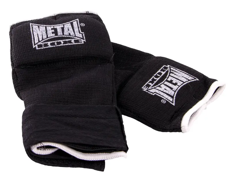 Protège Métacarpiens Gel Junior Metal Boxe - Noir