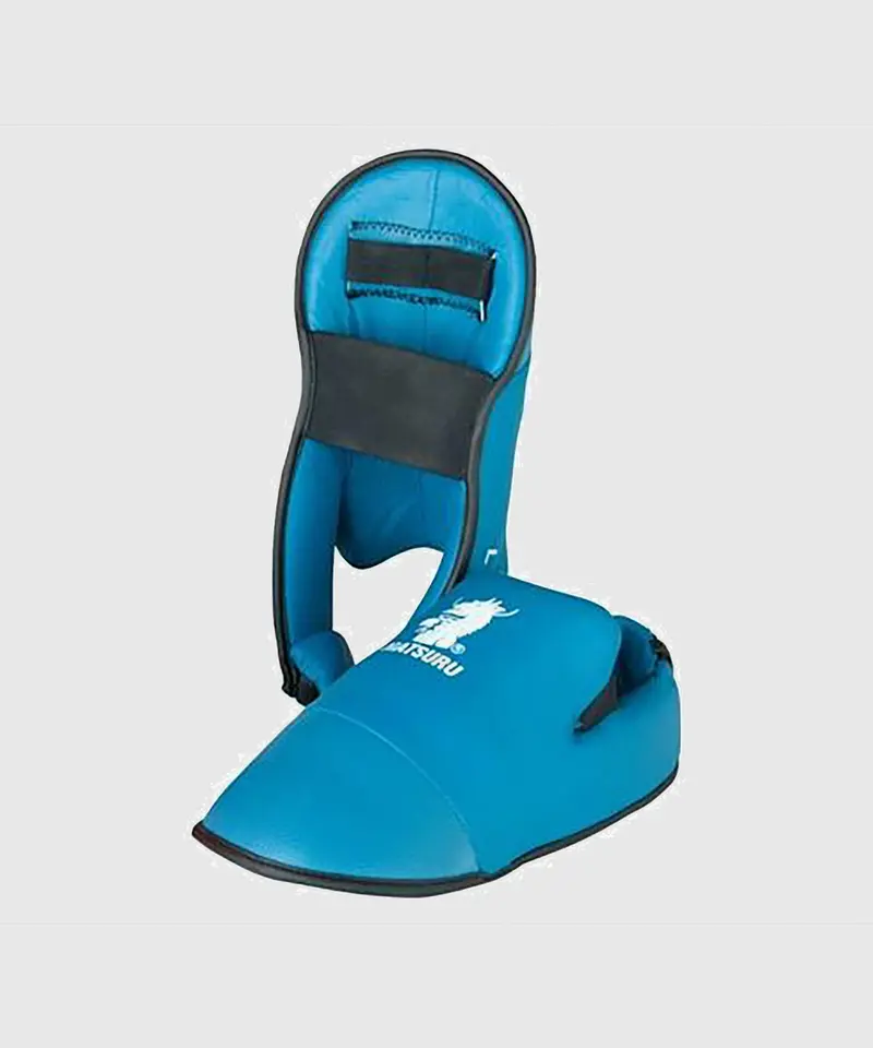 Protège-pieds Karaté Matsuru - Homologués FFK – Bleu