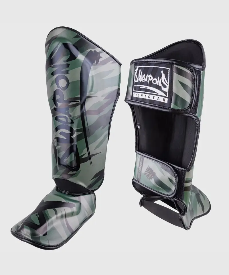 Protège-Tibias 8 Weapons Unlimited 2.0 - Woodland Camo