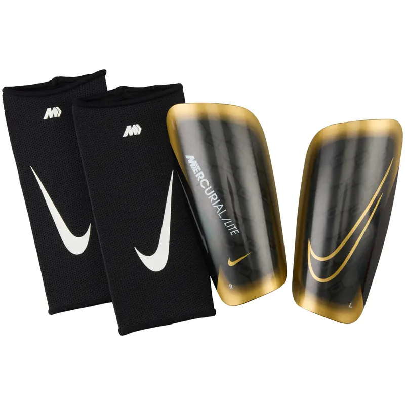 Protège-tibias Nike Mercurial Lite Noir dorés