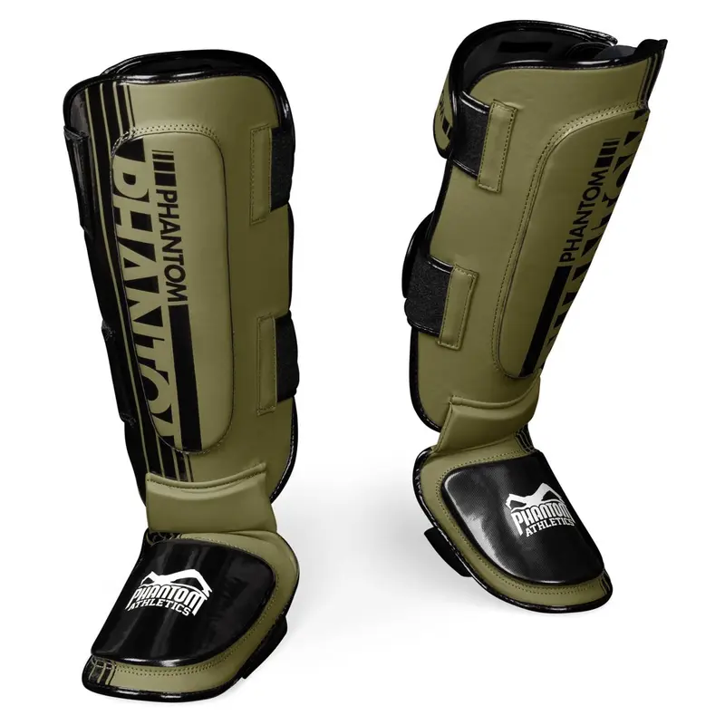 Protège-Tibias Phantom Athletics Apex Hybrid - Kaki