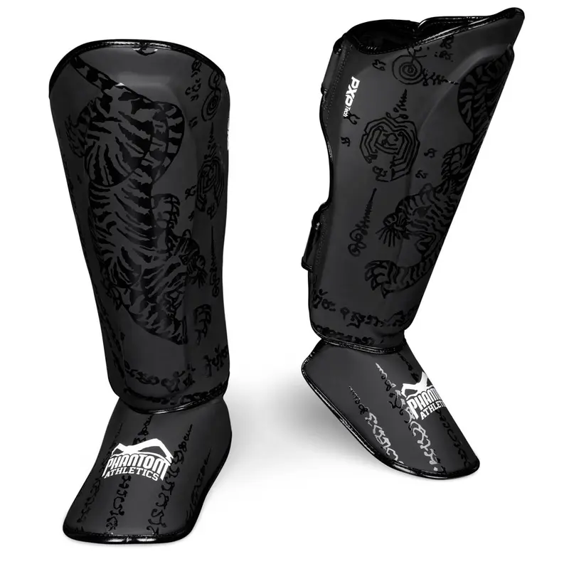 Protège-Tibias Phantom Athletics Muay Thai - Noir