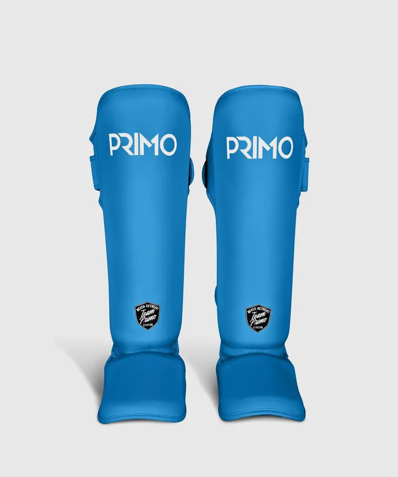 Protège-Tibias Primo Classic Muay Thai - Bleu