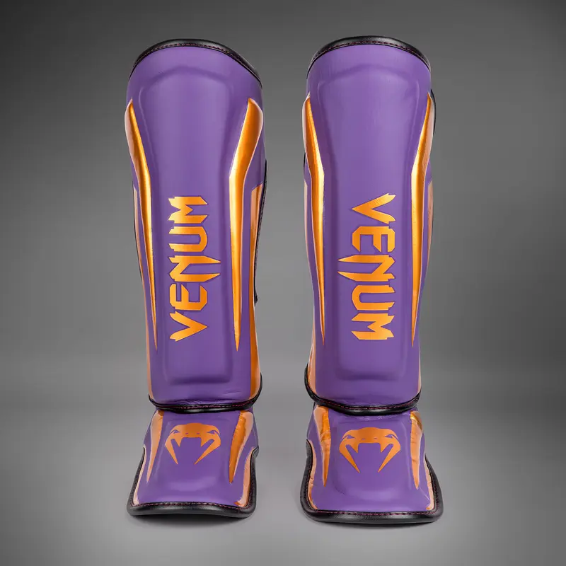 Protège-tibias Venum Elite - Edition Spéciale - Violet Foncé