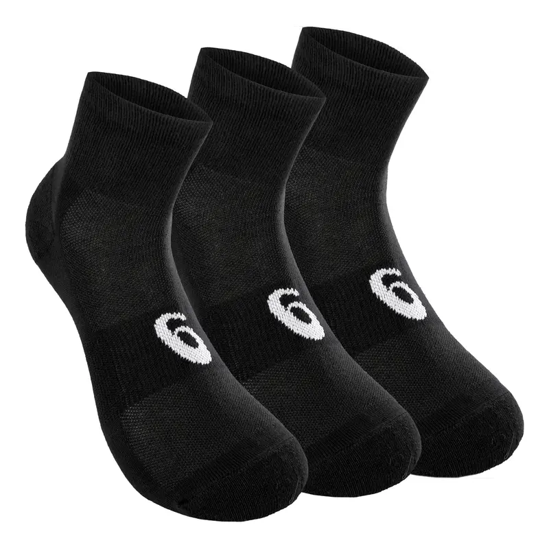 Quarter Chaussettes De Sport Pack De 3-Noir,Blanc