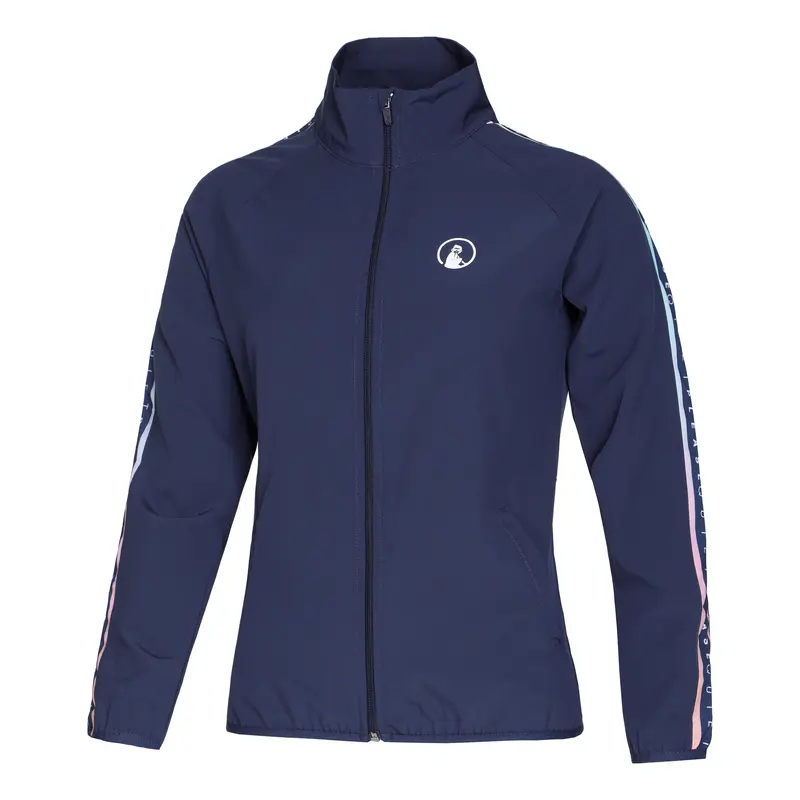Rainbow Stroke Veste De Survêtement Femmes-Bleu,Multicouleur